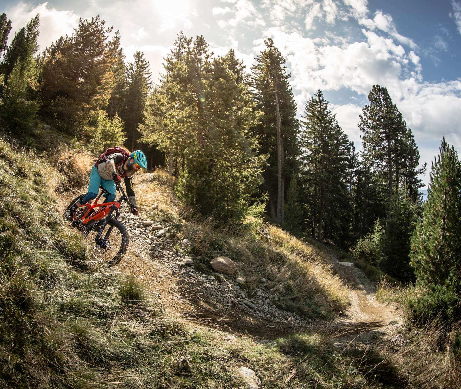 Mountainbike im Eisacktal